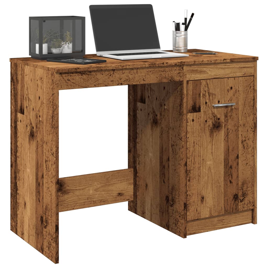 vidaXL Desk 100x50x76 cm engineered wood white