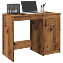 vidaXL Desk 100x50x76 cm engineered wood white