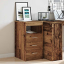 vidaXL Chest of Drawers 40x50x76 cm Engineered Wood White