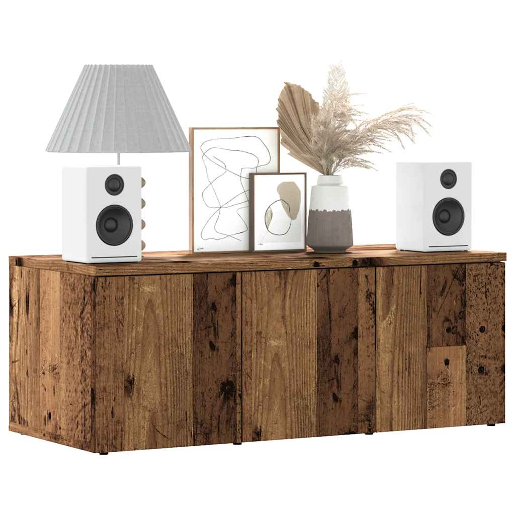 vidaXL Tv-meubel 80x34x30 cm bewerkt hout wit