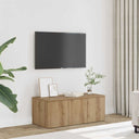 vidaXL Tv-meubel 80x34x30 cm bewerkt hout wit