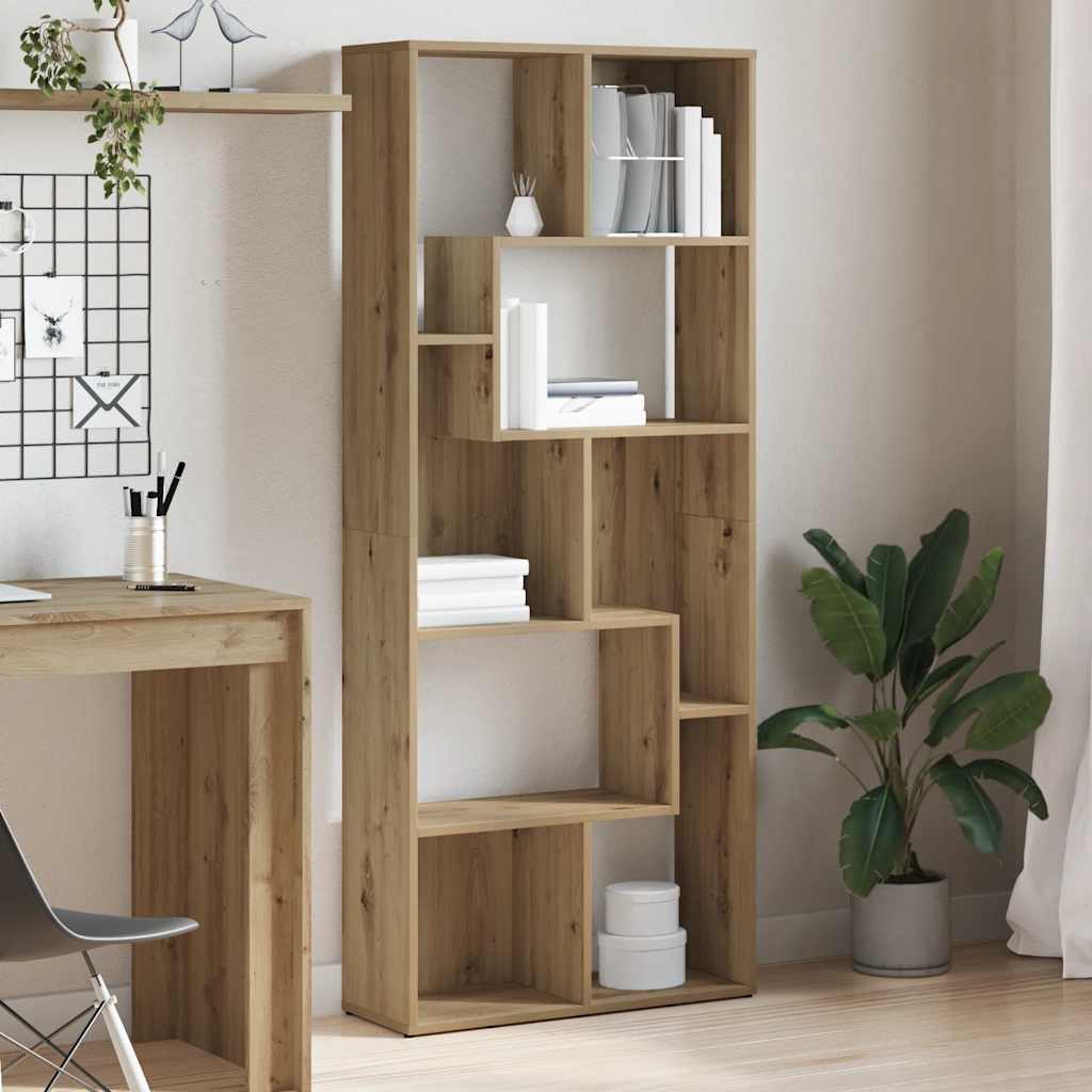 vidaXL Boekenkast 67x24x161 cm bewerkt hout wit