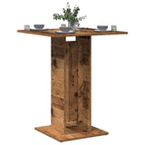 vidaXL Bistrotafel 60x60x75 cm bewerkt hout wit