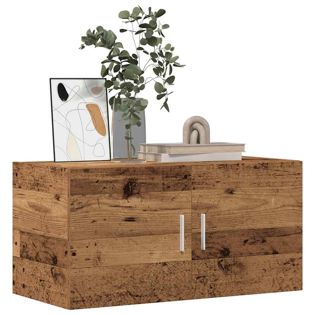 vidaXL Hangkast 80x39x40 cm bewerkt hout wit
