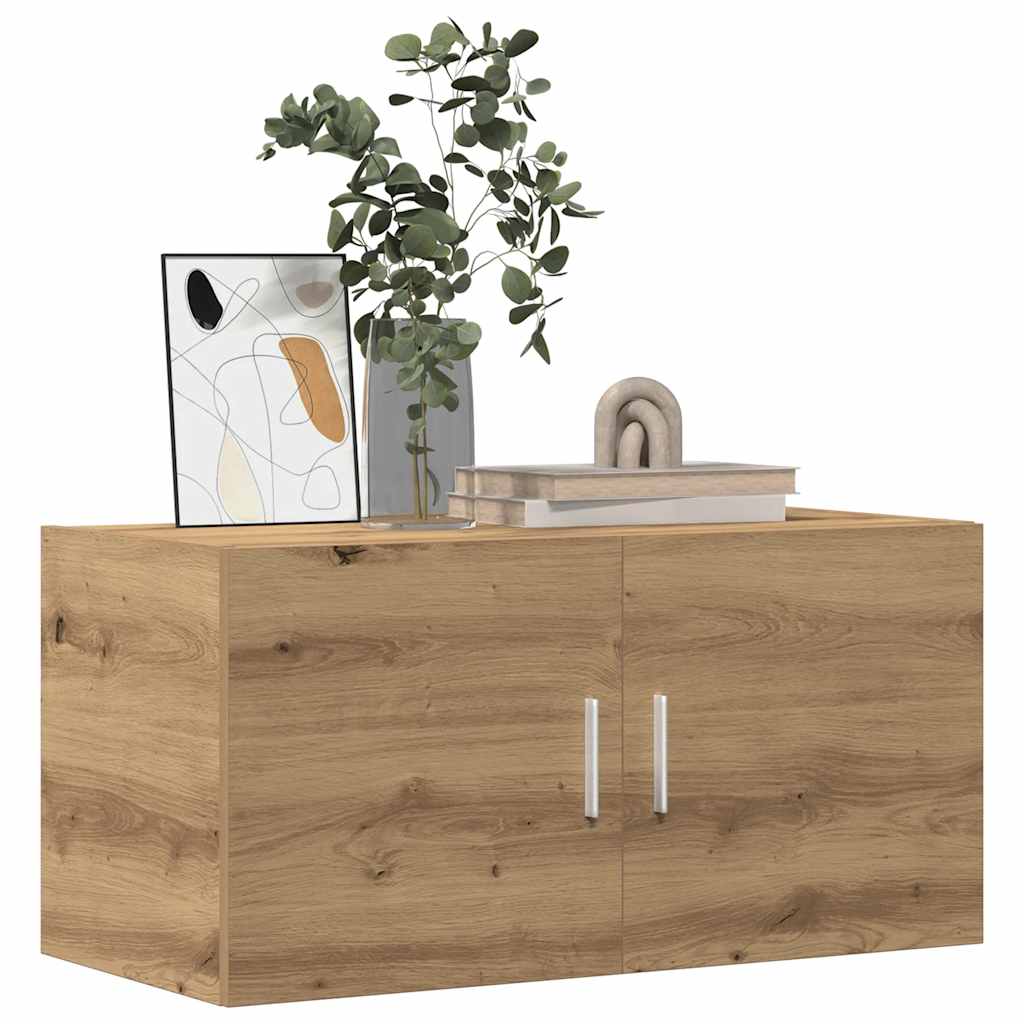 vidaXL Hangkast 80x39x40 cm bewerkt hout wit