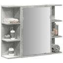 vidaXL Badkamerspiegelkast 80x20,5x64 cm bewerkt hout wit