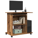 vidaXL Computer Desk 80x50x75 cm Engineered Wood White