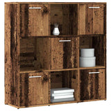 vidaXL Boekenkast 90x30x90 cm bewerkt hout wit