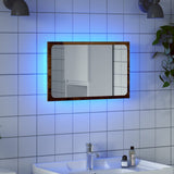 vidaXL Bathroom Mirror LED 60x8.5x37 cm acrylic white