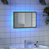 vidaXL Bathroom Mirror LED 60x8.5x37 cm acrylic white