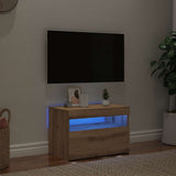 vidaXL Tv-meubel met LED-verlichting 120x35x40 cm wit