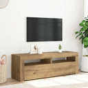 vidaXL Tv-meubel met LED-verlichting 120x35x40 cm wit