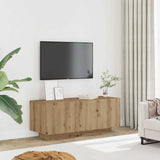vidaXL Tv-meubel 100x35x40 cm bewerkt hout wit
