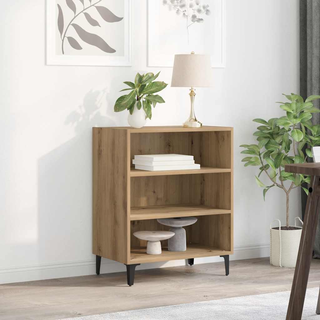 vidaXL Dressoir 57x35x70 cm bewerkt hout wit
