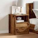 vidaXL Nightstand 40x40x50 cm engineered wood white