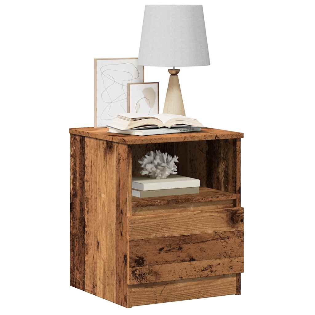 vidaXL Nightstand 40x40x50 cm engineered wood white
