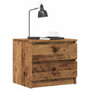 vidaXL Nachtkastje 50x39x43,5 cm bewerkt hout wit