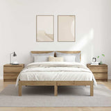 vidaXL Nachtkastje 50x39x43,5 cm bewerkt hout wit