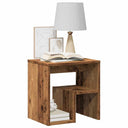 vidaXL Nachtkastje 40x30x40 cm bewerkt hout wit