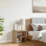 vidaXL Nachtkastje 40x30x40 cm bewerkt hout wit