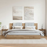 vidaXL Nachtkastje 40x30x40 cm bewerkt hout wit