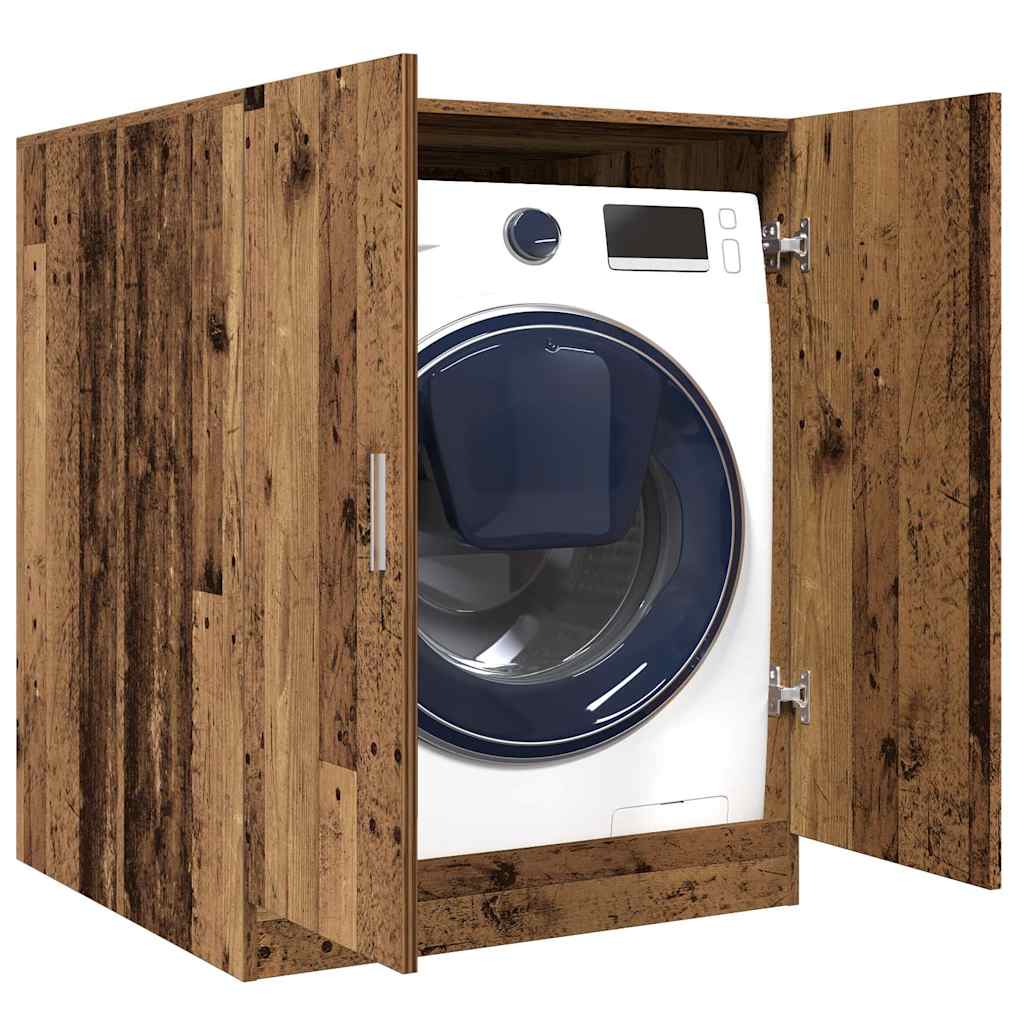 vidaXL Wasmachinekast 71x71,5x91,5 cm wit