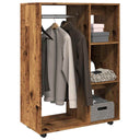 vidaXL Kledingkast 80x40x110 cm bewerkt hout wit