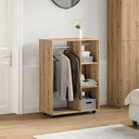 vidaXL Kledingkast 80x40x110 cm bewerkt hout wit
