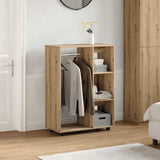 vidaXL Kledingkast 80x40x110 cm bewerkt hout wit