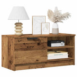 vidaXL Tv-meubel 80x35x36,5 cm bewerkt hout wit