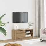 vidaXL Tv-meubel 80x35x36,5 cm bewerkt hout wit