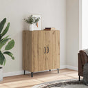 vidaXL Dressoir 70x34x90 cm bewerkt hout wit