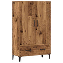 vidaXL Hoge kast 70x31x115 cm bewerkt hout wit