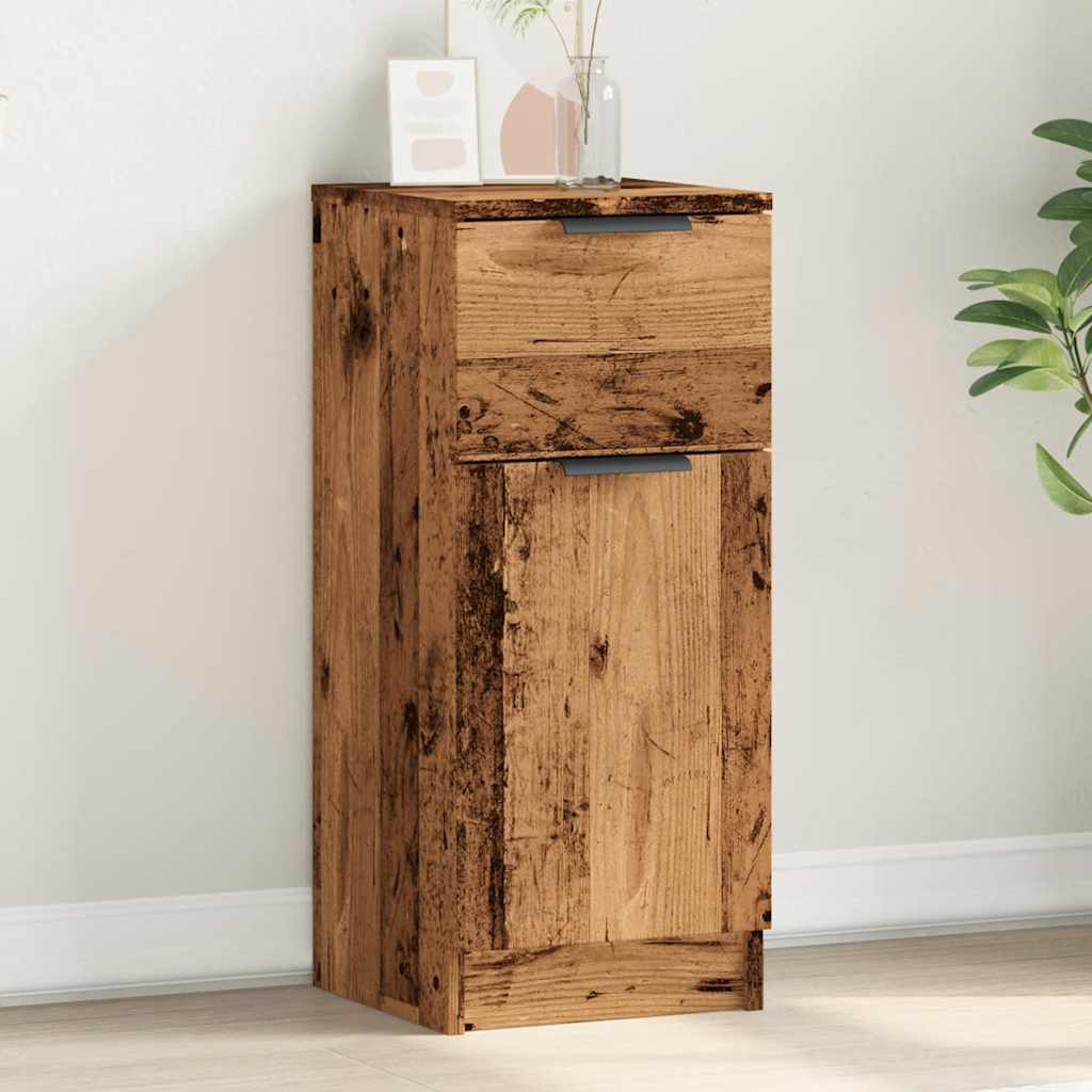 vidaXL Dressoir 30x30x70 cm bewerkt hout wit