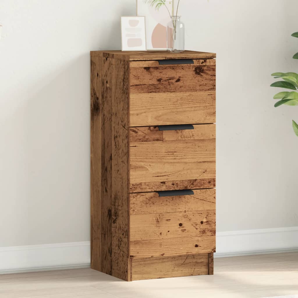 vidaXL Dressoir 30x30x70 cm bewerkt hout wit