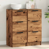 vidaXL Dressoir 30x30x70 cm bewerkt hout wit
