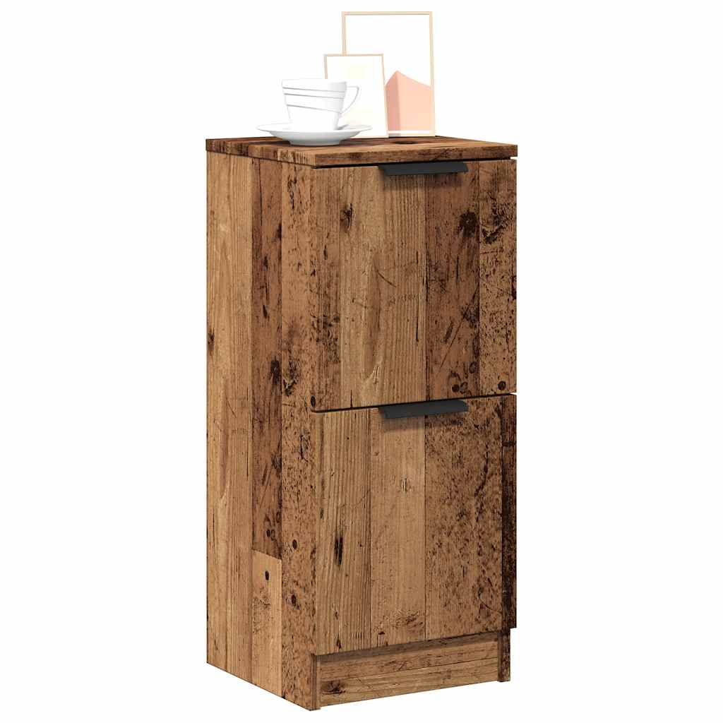 vidaXL Dressoir 30x30x70 cm bewerkt hout wit