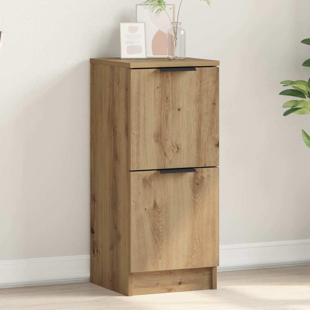 vidaXL Dressoir 30x30x70 cm bewerkt hout wit
