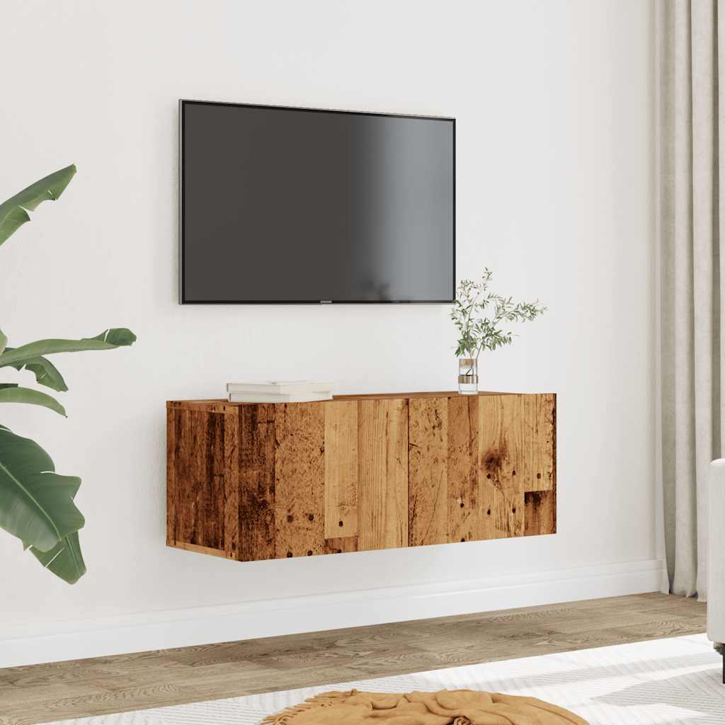 vidaXL Tv-meubel 80x30x30 cm bewerkt hout wit