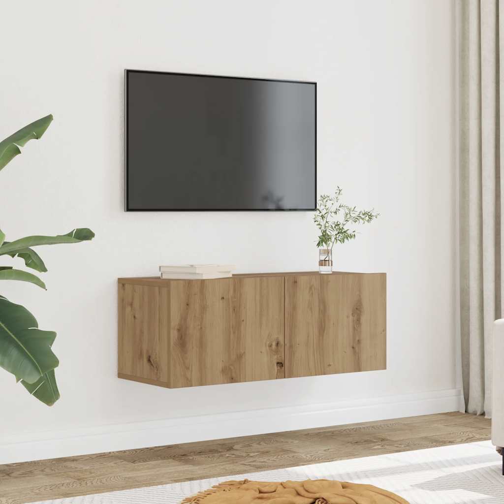 vidaXL Tv-meubel 80x30x30 cm bewerkt hout wit
