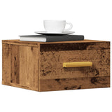 vidaXL Wall-Mounted Nightstand 35x35x20 cm White