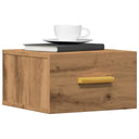 vidaXL Wall-Mounted Nightstand 35x35x20 cm White