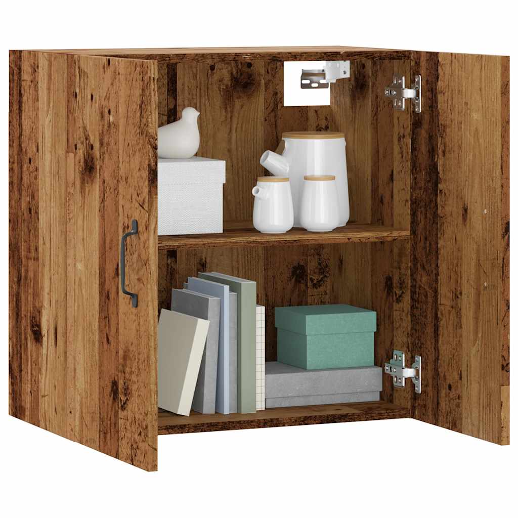 vidaXL Wandkast 60x31x60 cm bewerkt hout wit