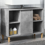 vidaXL Wastafelkast 80x33x60 cm bewerkt hout wit