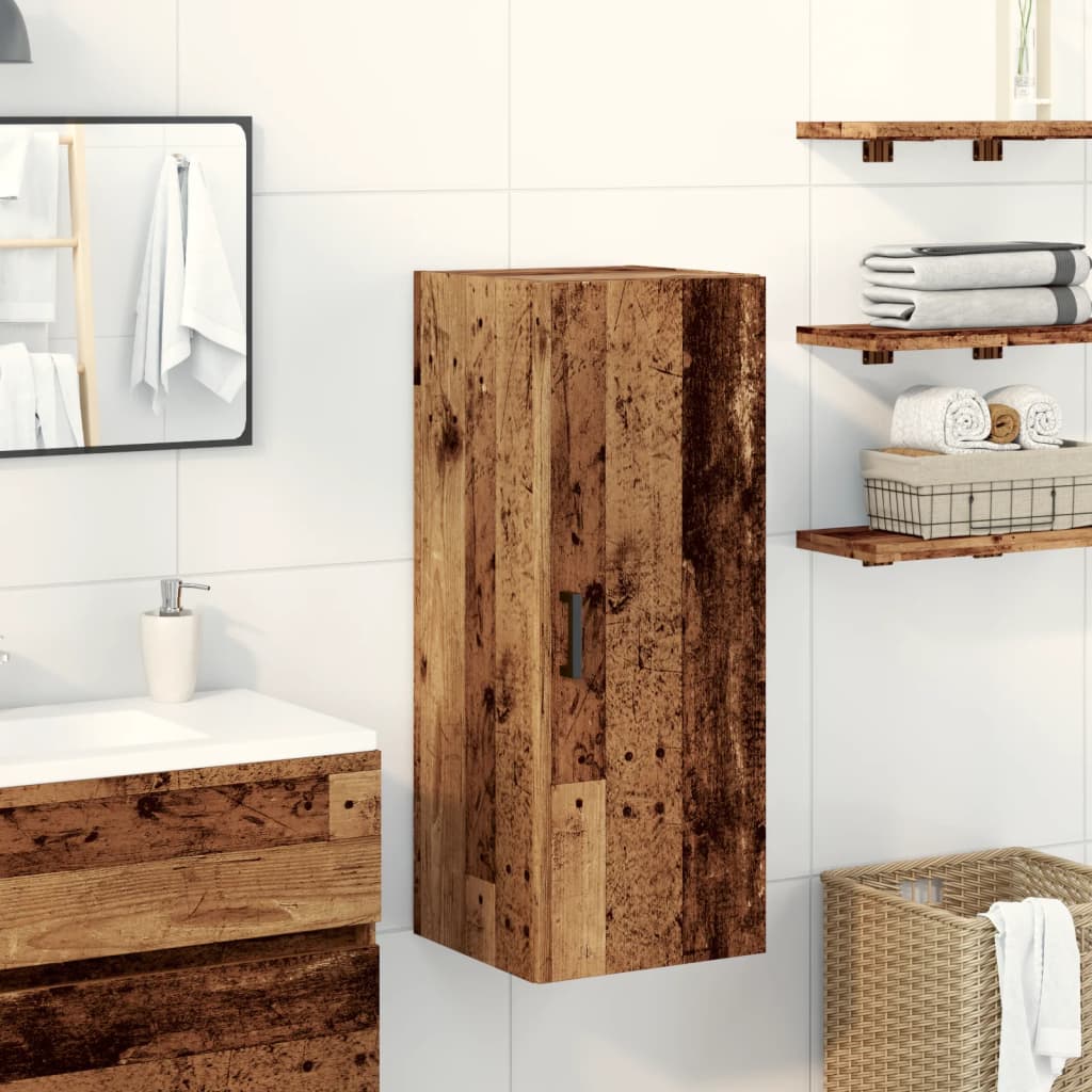 vidaXL Bovenkast 34,5x34x90 cm wit