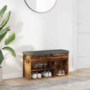 vidaXL Shoe Bench White 82x32x45.5 cm Engineered Wood