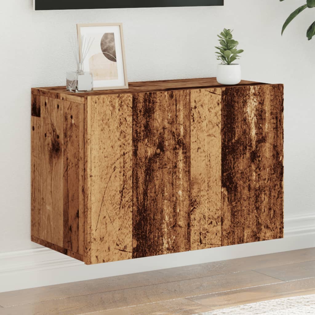 vidaXL Tv-meubel wandgemonteerd 60x30x41 cm wit