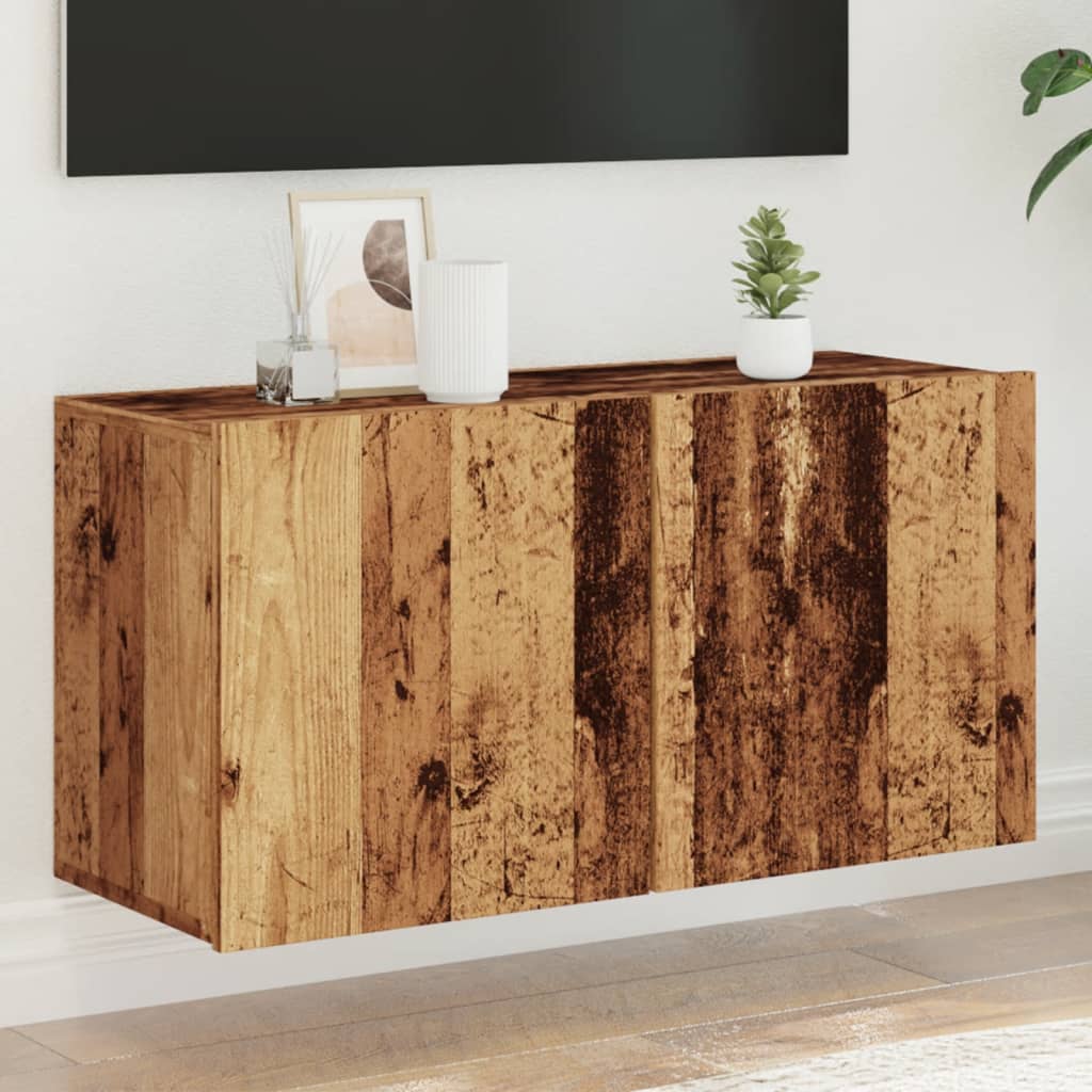 vidaXL Tv-meubel wandgemonteerd 60x30x41 cm wit
