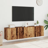 vidaXL Tv-meubel wandgemonteerd 60x30x41 cm wit