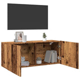 vidaXL Tv-meubel wandgemonteerd 60x30x41 cm wit